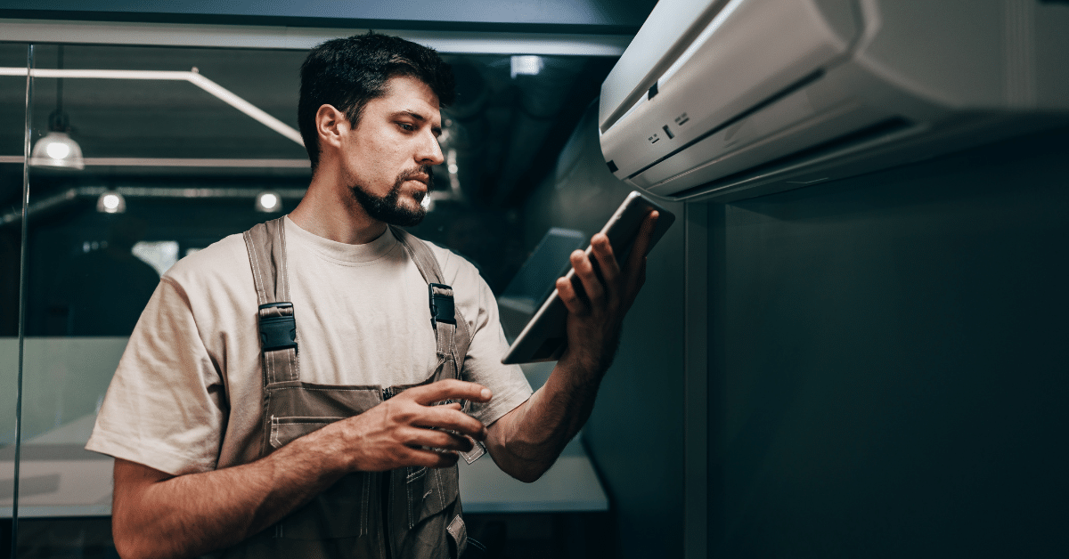 HVAC service technician